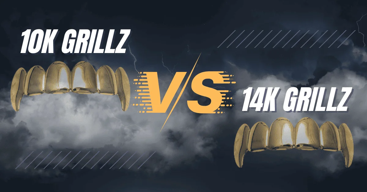 Difference between 10k Gold Grillz and 14k Gold Grillz